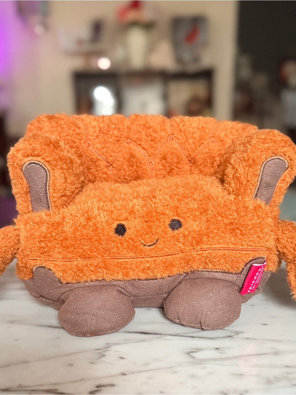 ✨ NWT Orange Couch Plush Bum Bumz Friends TV Monica Joey Chandler ✨ Central Perk